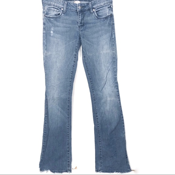 Decree Light Wash Mid Rise Boot Cut Jeans 5 - Picture 2 of 8